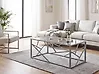 Coffee Table ORLAND Glass Silver