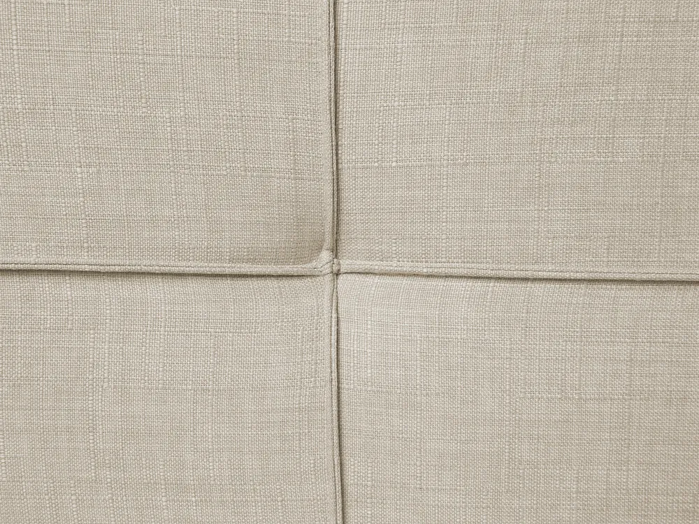 Bett mit Lattenrost Stoff LANNION 160 x 200 cm Hellbeige_759682
