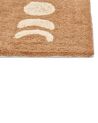 Cotton Bath Mat 50 x 80 cm Brown ESME_905534