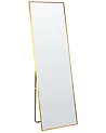 Staande spiegel BEAUVAIS 156 cm Metaal Goud