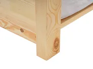 Kids Trundle Bed Pine Wood CRILLON 90 x 200 cm (EU Single) Light Brown_961899