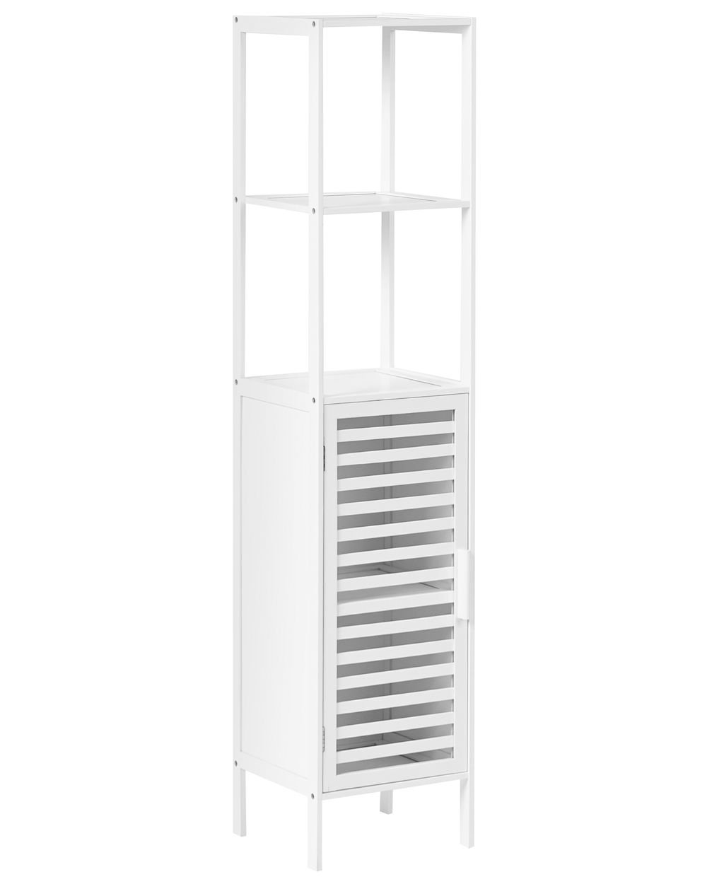 Shelving Unit OWASSO Bamboo White