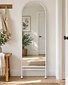Espejo de pared JARNAGES 45 cm 145 cm Metal Blanco