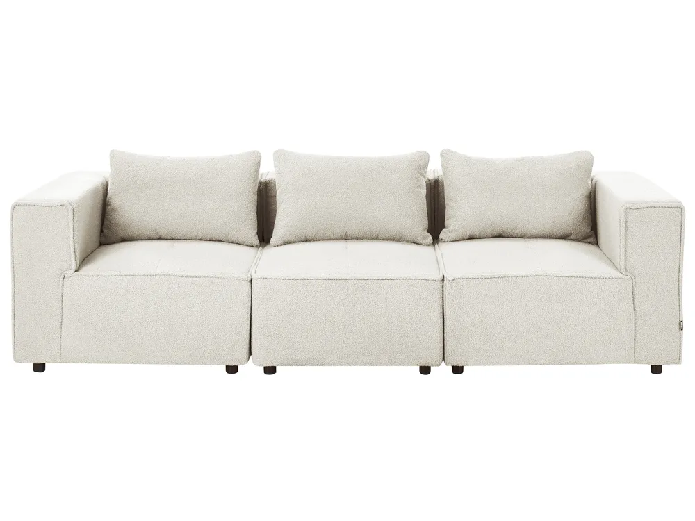 Modular Sofa 3 Seater AXEBO Boucle Off-White_1075495
