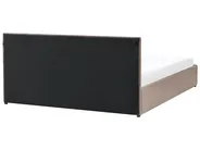 Ottoman Bed MASSOGNES Boucle Taupe 180 x 200 cm_1030486