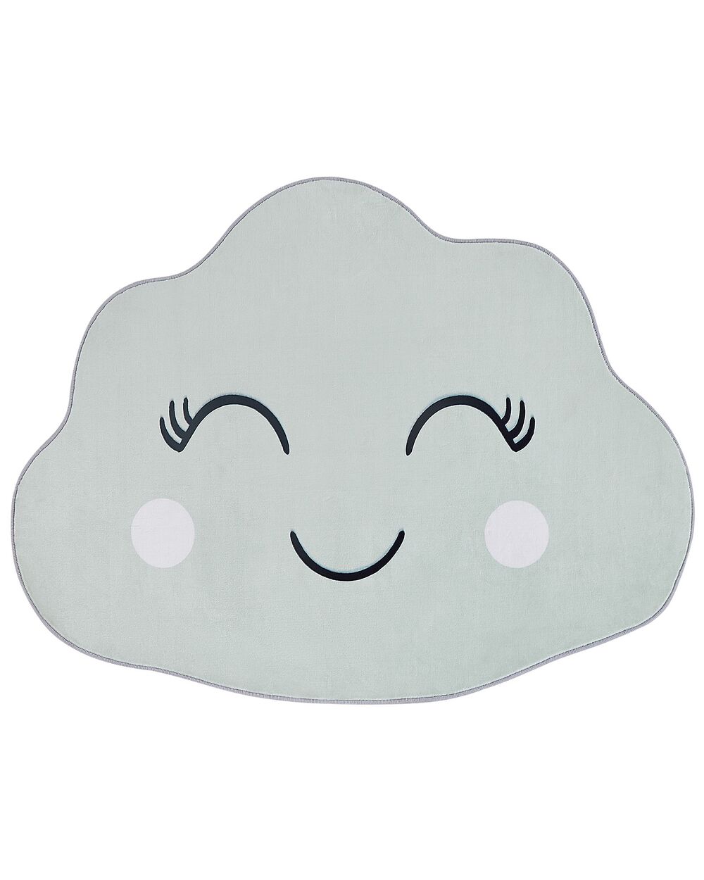 Kids Rug CUMULUS Mint Green 90 x 120 cm