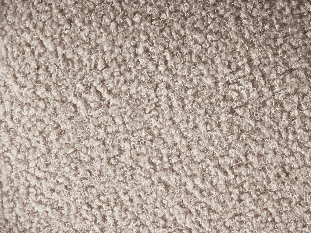 Divano letto 2 posti RISOR Bouclé Beige_1053622
