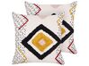 Conjunto de 2 almofadas decorativas em algodão multicolor 45 x 45 cm SOLANUM_913160