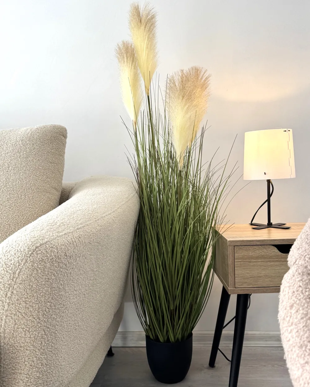 Sztuczna roślina CORTADERIA GRASS 120 cm Zielony_1056925