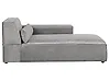 Chaise longue izquierda HELLNAR Tela Gris