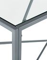 Tavolino consolle vetro argento 100 x 40 cm ORLAND_766712