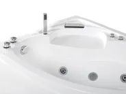 Corner Hot Tub with LED NEIVA 1500 x 1000 mm White Right Hand_796392