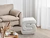 Pouf ARCADIA Ciniglia Bianco sporco
