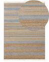Jutový koberec  160 x 230 cm béžový/modrý TALPUR_845659