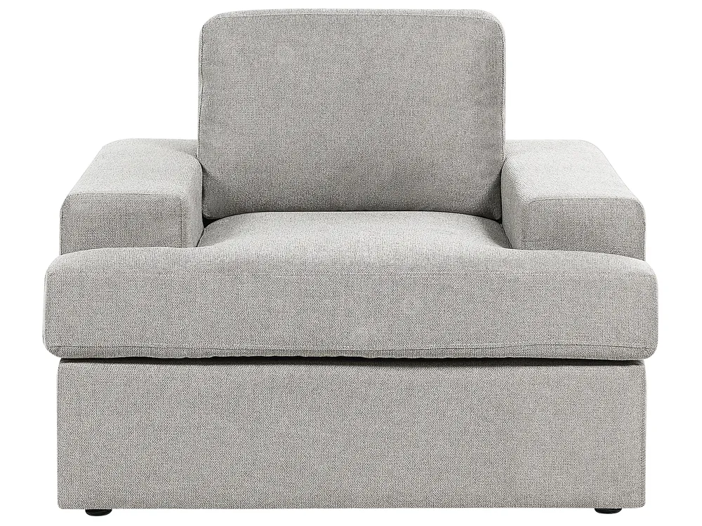 Living Room Set 5 Seater ALLA Fabric Light Grey_893887