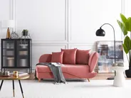 Right-Hand Chaise Longue MERI with Storage Velvet Pink_914300