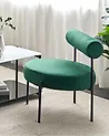 Armchair ALPHA Velvet Emerald Green