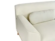 Corner Sofa 3 Seater SIMOS Fabric Off-White Left Hand_927973