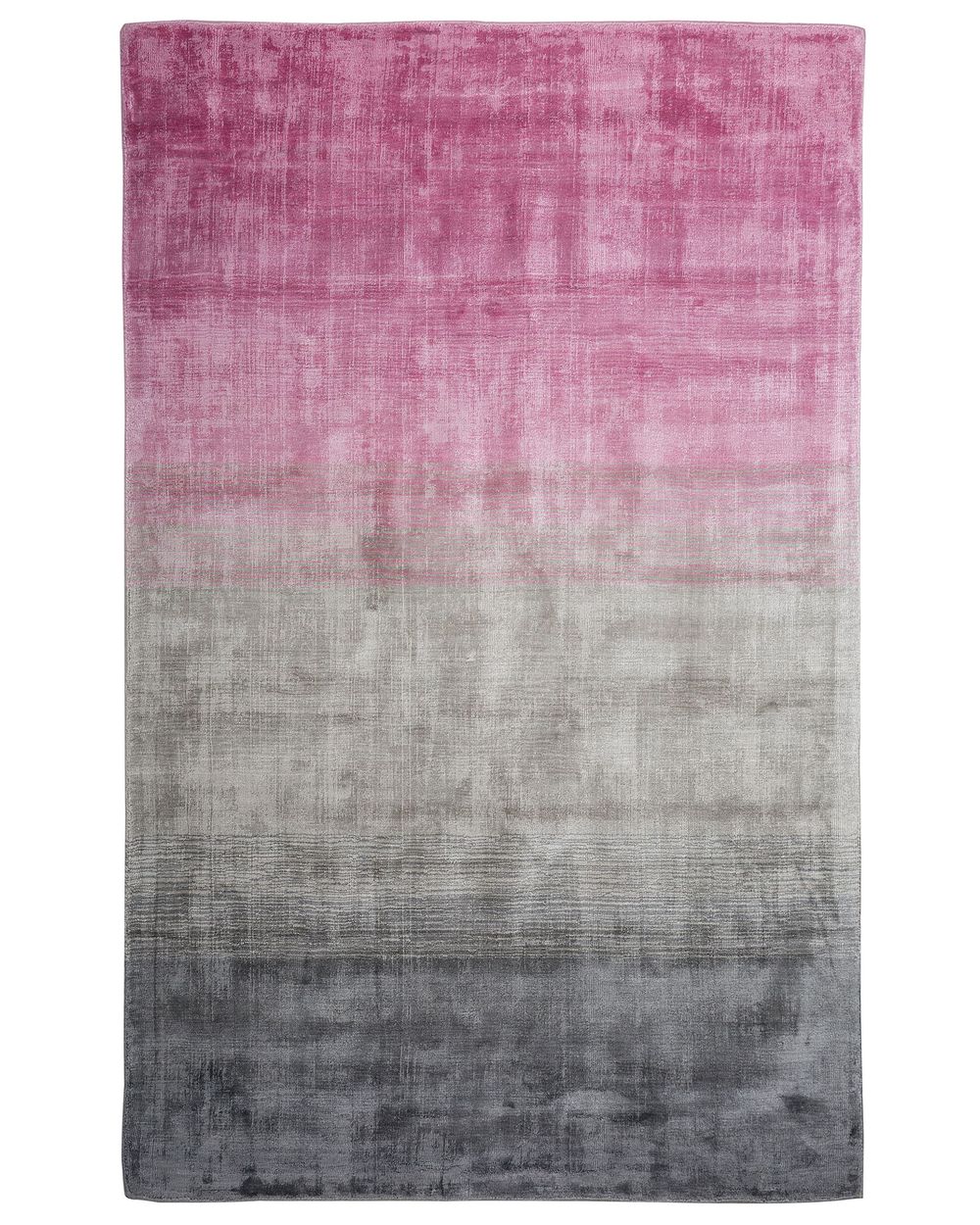 Rug ERCIS Pink 140 x 200 cm Viscose