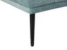 Chaise longue à gauche en tissu bleu ARTHEZE_930091