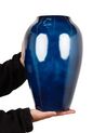 Terracotta Flower Vase 37 cm Blue OCANA_867395