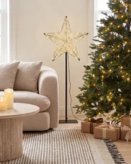 Decorazione per esterni LED SANNAN 110 cm Stella Nero_1031821