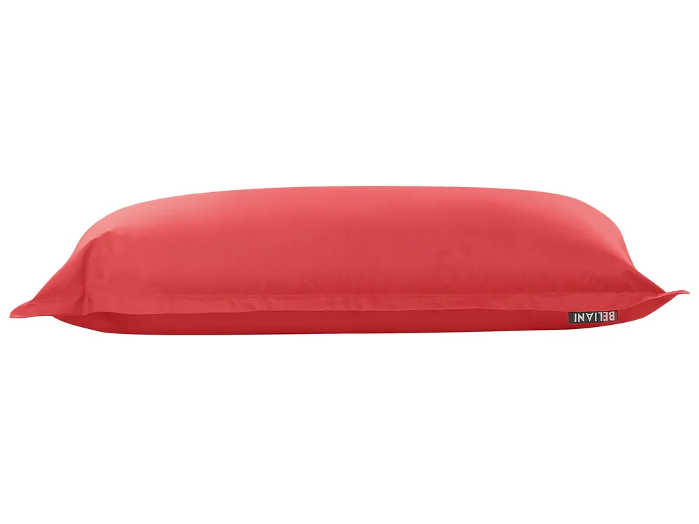 Bean Bag 300 L FUZZY 140 cm 180 cm Red_807091