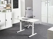 Biurko regulowane elektrycznie TAVARES 120 cm 60 cm Biały_975819
