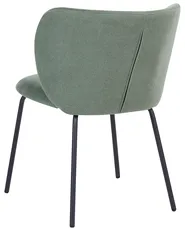 Set di 2 sedie da pranzo CALERA Tessuto Verde chiaro_1055232