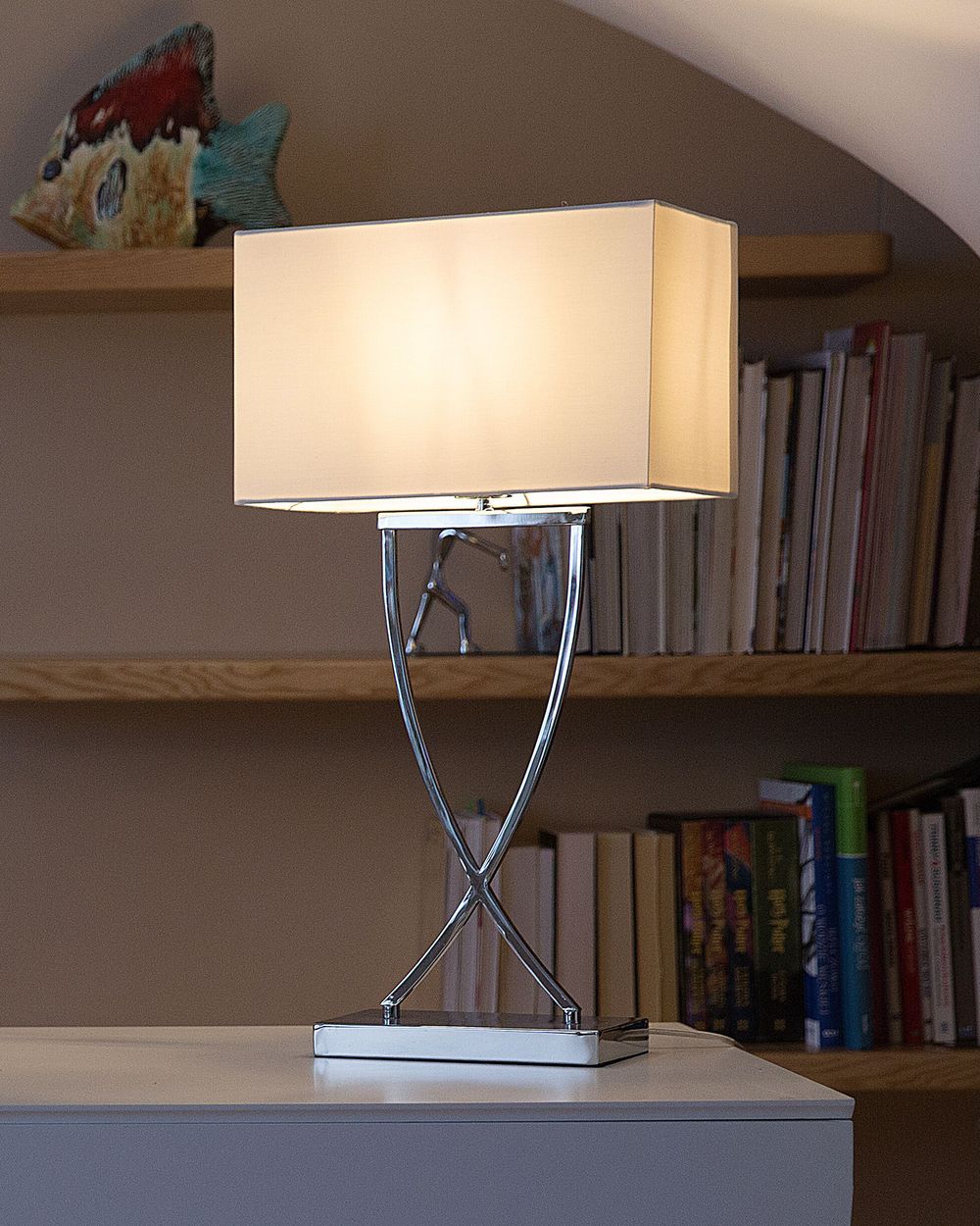Tischlampe YASUNI Metall Weiss