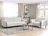 Corduroy Living Room Set White ASKIM_918421