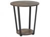 Odkládací stolek tmavé dřevo / černá ORICK_821106