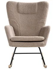 Rocking Chair SANDVE Boucle Taupe_1033088