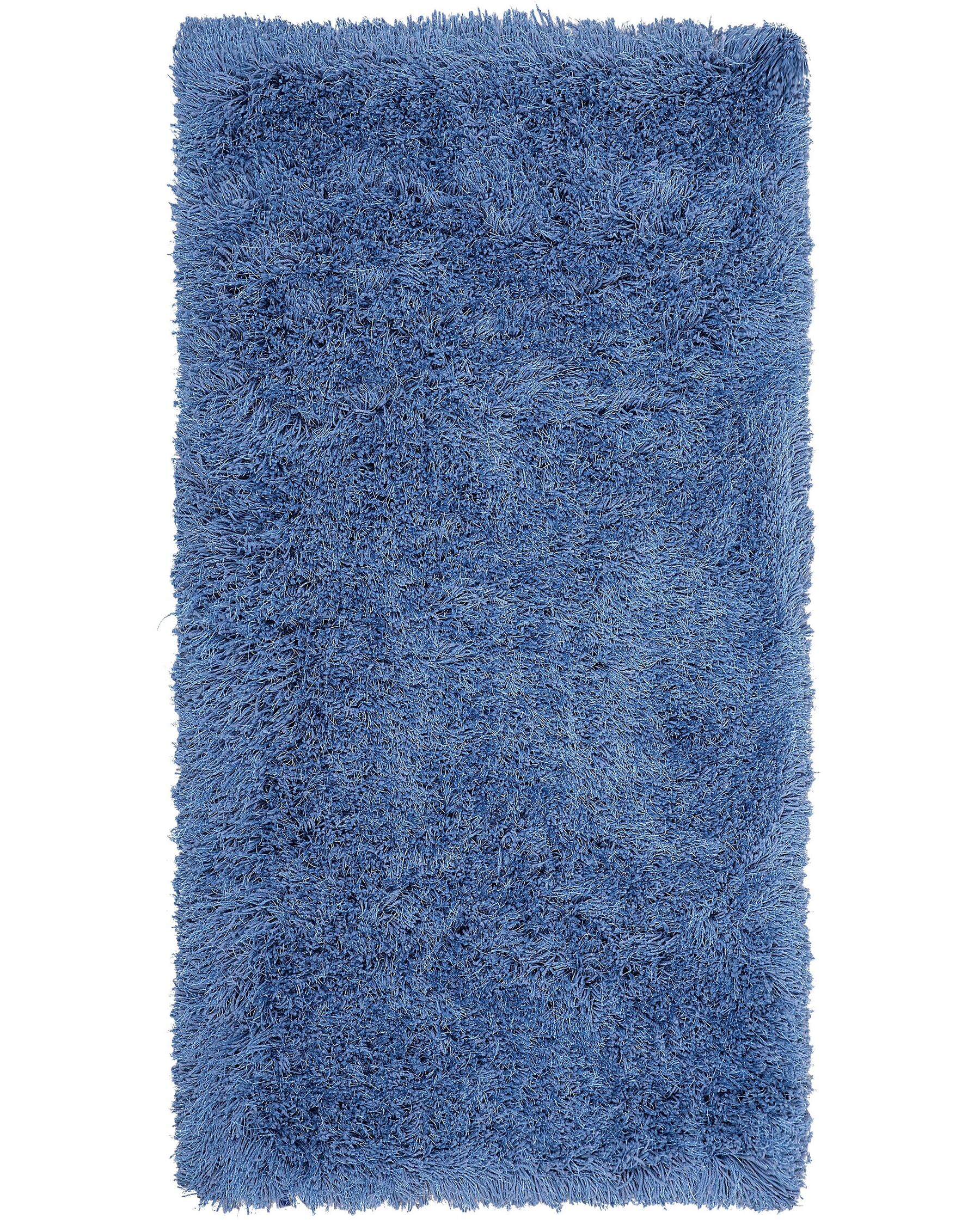 Tappeto shaggy rettangolare blu 80 x 150 cm CIDE_746855