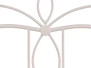 Bed Metal ANTLIA 180 x 200 cm (EU Super King) Light Beige_1165238