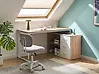 Scrivania angolare SOGNE 140 cm x 100 cm Marrone chiaro