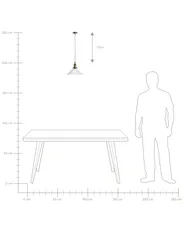 Pendant Lamp COLORADO Glass Transparent_703816