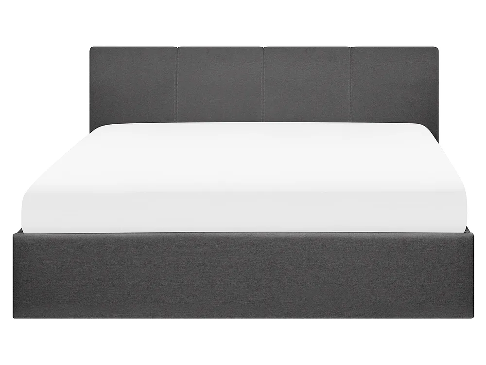 Ottoman Bed ORBEY Fabric Grey 160 x 200 cm (EU King Size)_744290