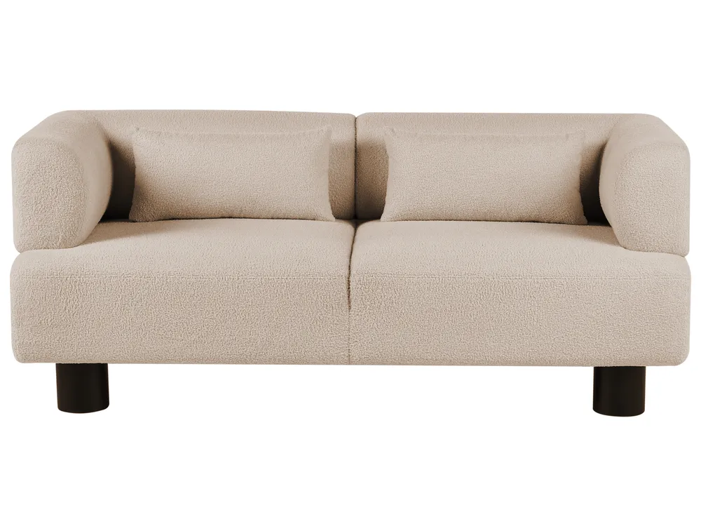 Divano 2 posti MOVIK Bouclé Beige_1046889