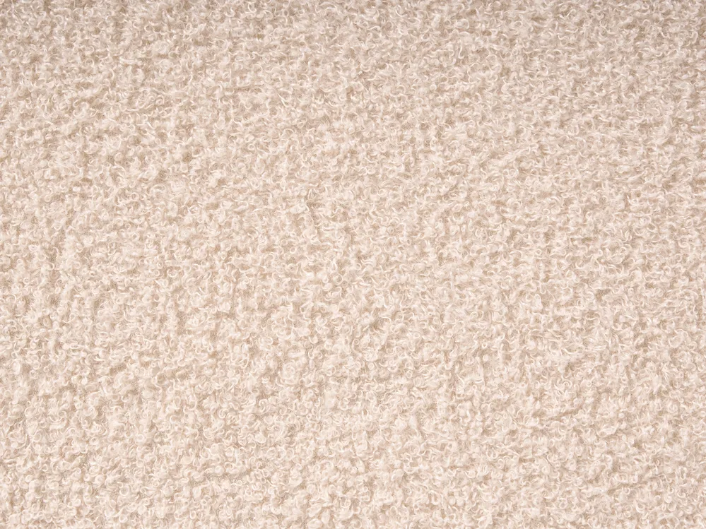 Ottoman Bed CHADENET Boucle Light Beige 160 x 200 cm (EU King Size)_1151096