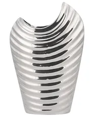 Wazon dekoracyjny ECETRA 26 cm Kamionka Srebrny_733829