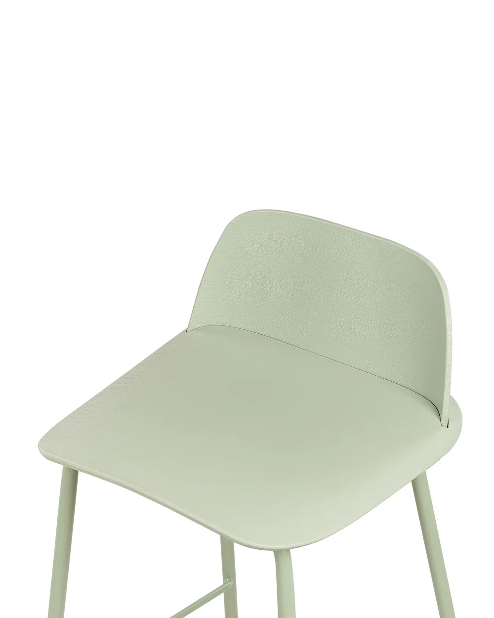 Conjunto de 4 bancos de bar MORA Verde claro_876362