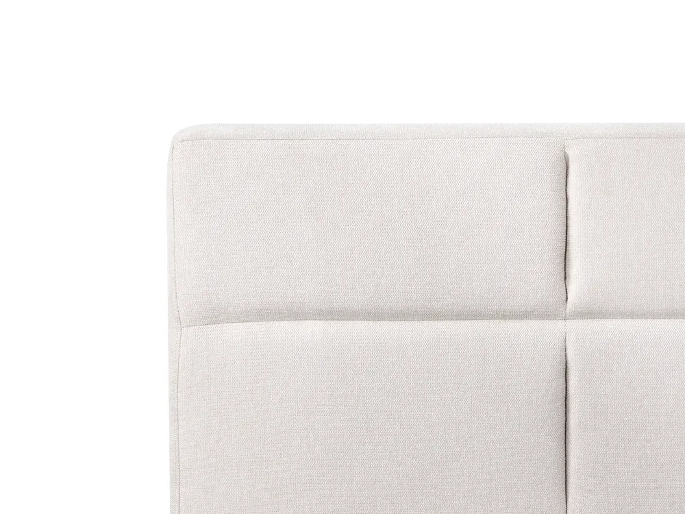 Adjustable Bed Fabric VICEROY 180 x 200 cm (EU Super King) Light Beige_1044531