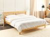 Cotton Bedspread 220 x 200 cm White HATTON _915442