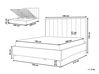 Boucle EU Super King Size Ottoman Bed Off-White SEZANNE_939811