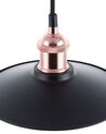 Černá a měděná závěsná lampa SWIFT S_690945