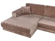 Corner Sofa 3 Seater LOFOTEN Corduroy Light Brown Right Hand_970074