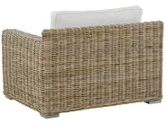 Set di divani da giardino 4 posti ARDEA Rattan Marrone chiaro_767052