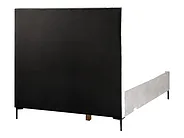Ottoman Bed SEZANNE Velvet Light Grey 140 x 200 cm (EU Double)_800044