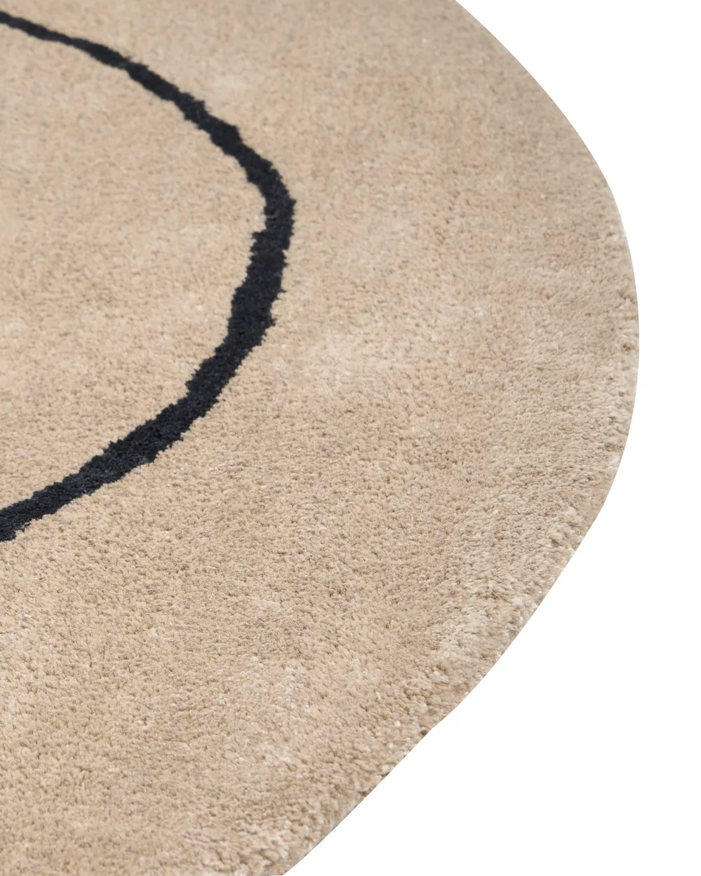 Teppich DIGRI Beige ø 200 cm Viskose_904733